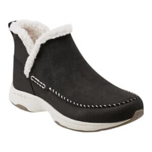 Easy Spirit Women's Tuva Cozy Pull On Booties Black Size 9 1/2